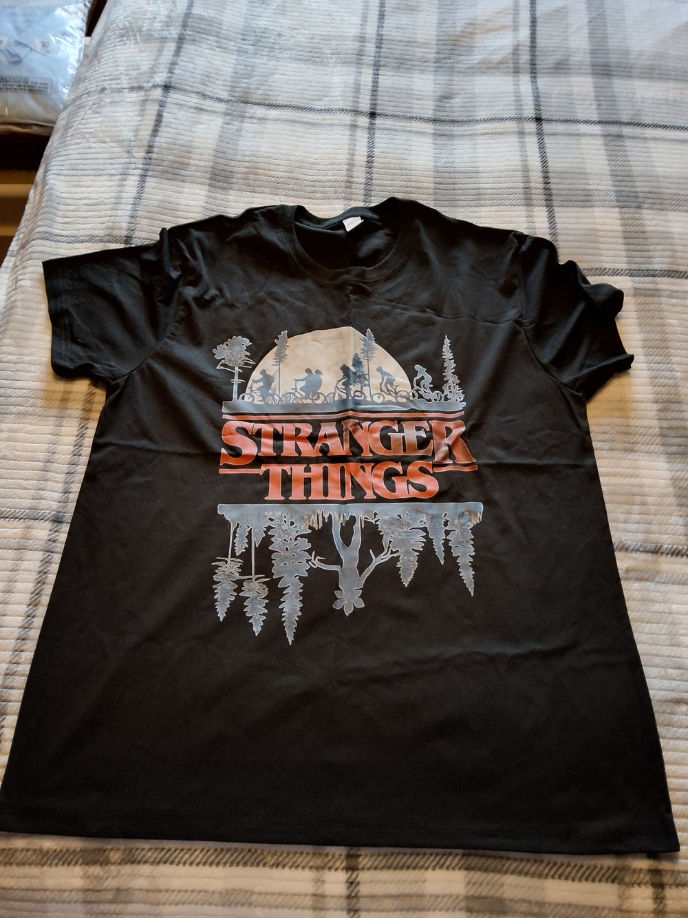 Stranger Things Black Graphic Tee